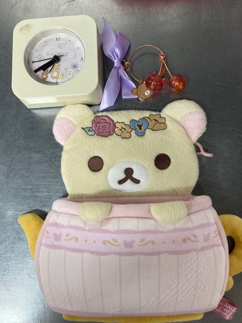 リラックマ コリラックマ ぬいぐるみ ポーチ 目覚まし時計