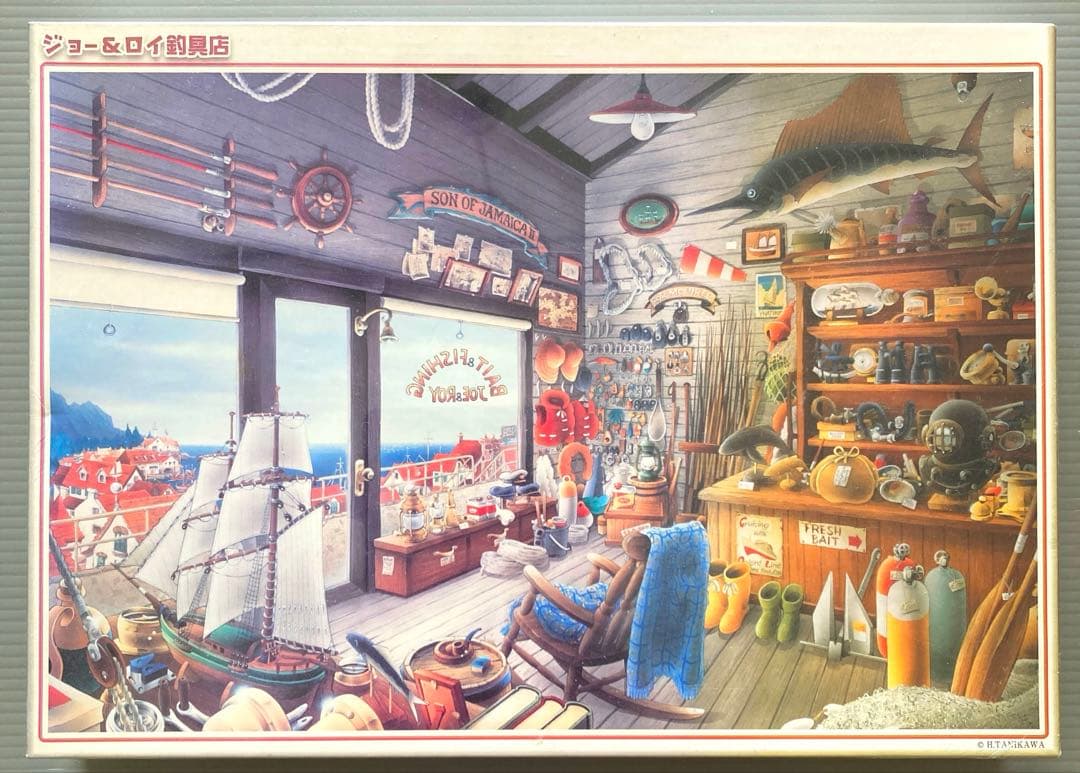 ジョー&ロイ 釣具店 ジグソーパズル 1000ピース 溪川弘行 - メルカリ