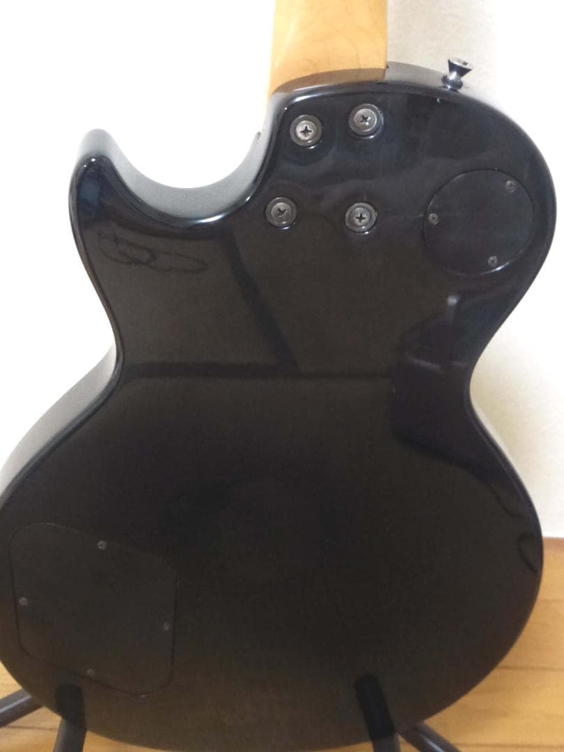 Burny ブラックレスポールタイプギターSLG50
