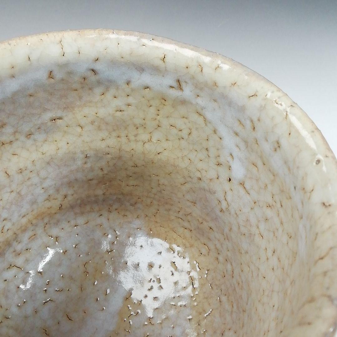 W143 茶碗 『萩焼』『筒茶碗』『林紅陽 造』 共箱 抹茶碗 茶道具