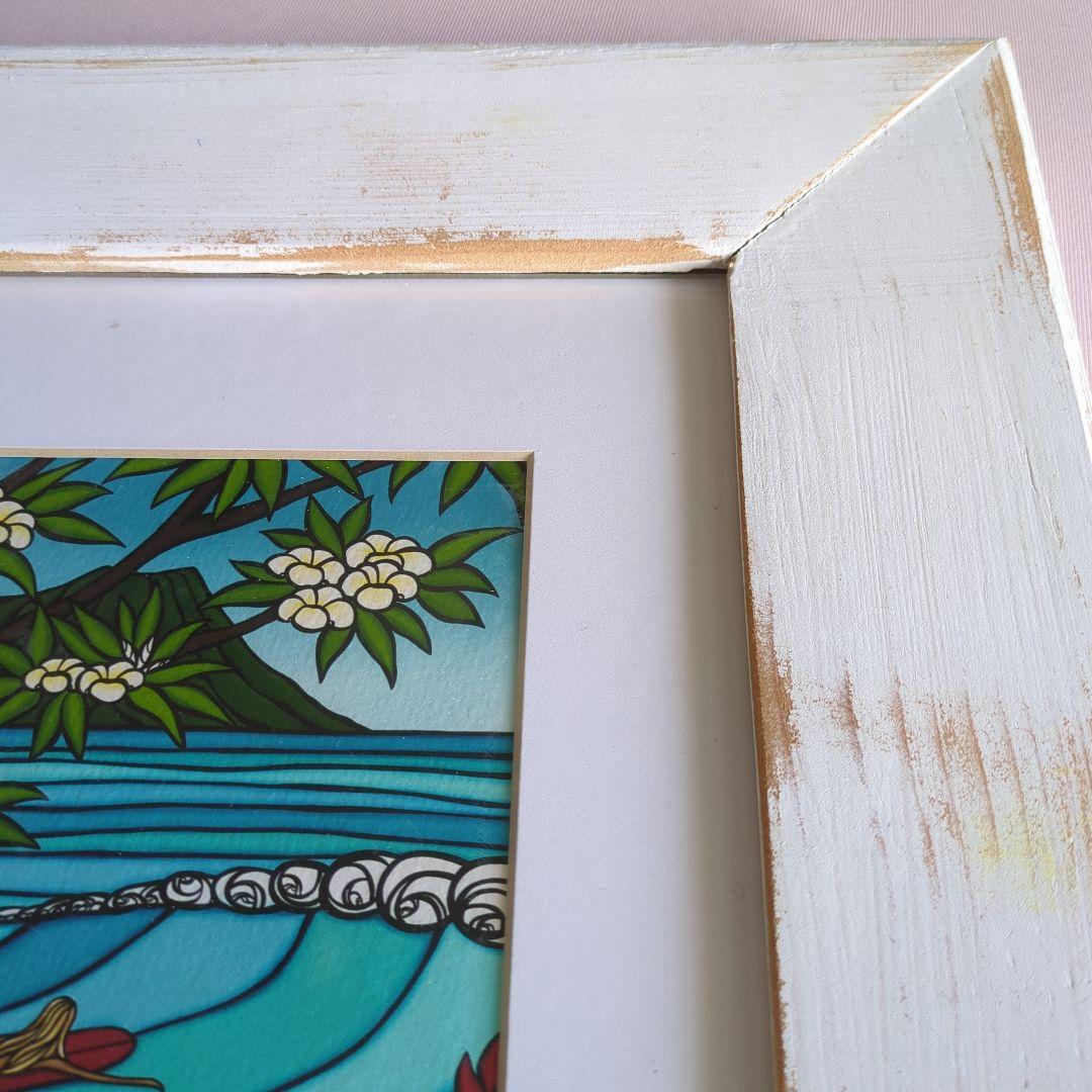 ヘザーブラウン タペストリー 絵画 フレーム付き ワイキ