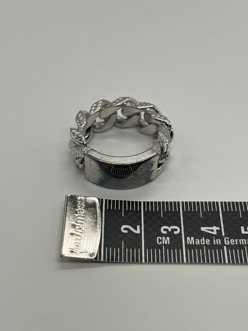 ルイヴィトン バーグ モンテーニュ リング 21号 GL0120 シルバーカラー