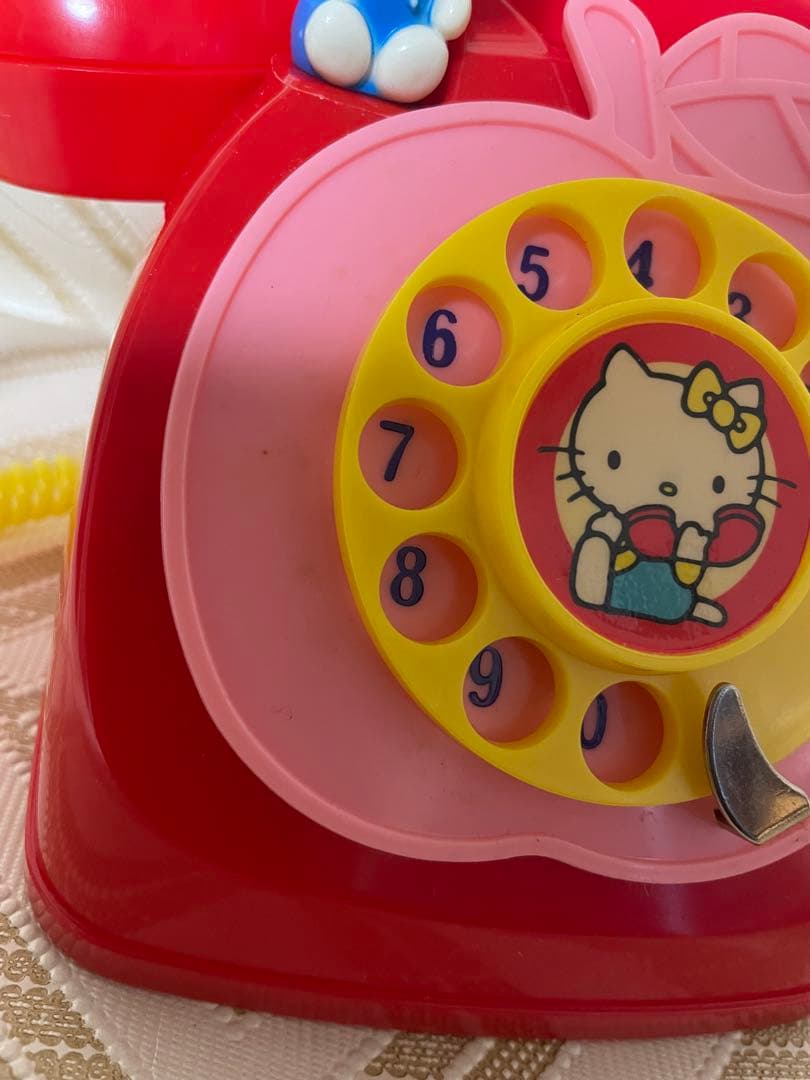 昭和レトロ 東邦化工 サンリオ ハローキティ キティちゃん 電話 当時物