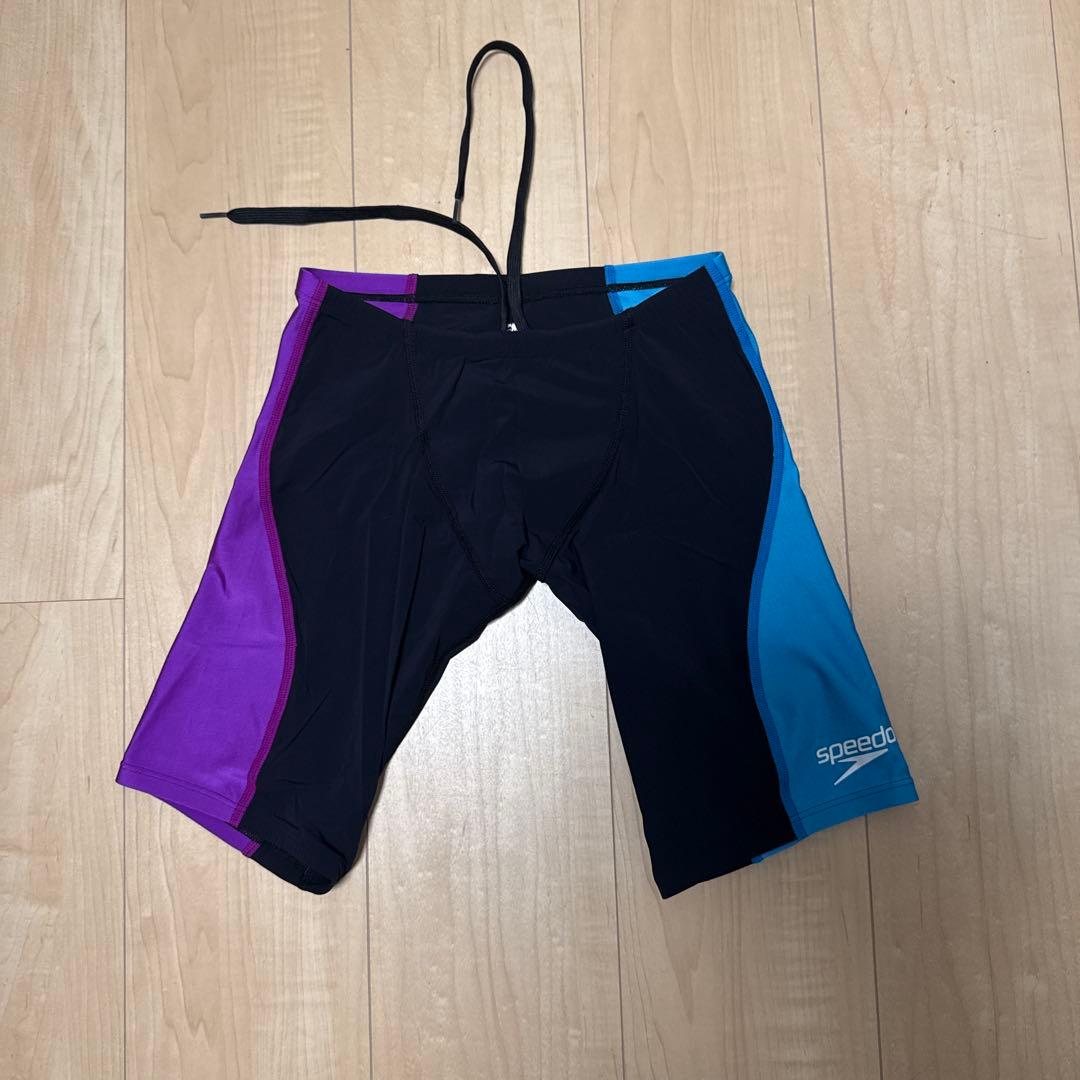 speedo 競泳水着 FINA認証 黒/青/紫 - メルカリ