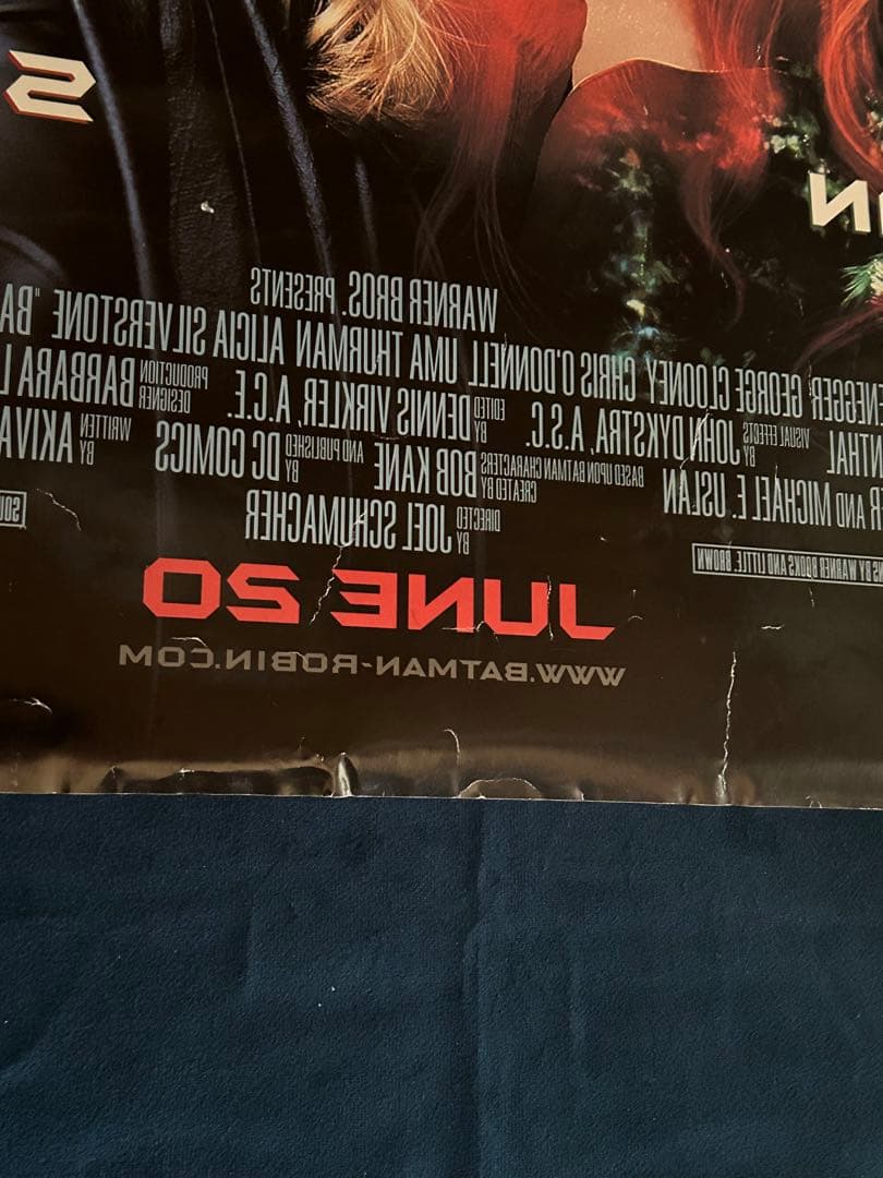 バットマン&ロビン　Mr.フリーズの逆襲　USオリジナル映画ポスター