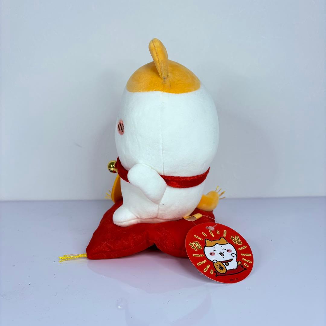 ちいかわ 招福 ハチワレ マスコット 招き猫 ぬいぐるみ S タグ付き