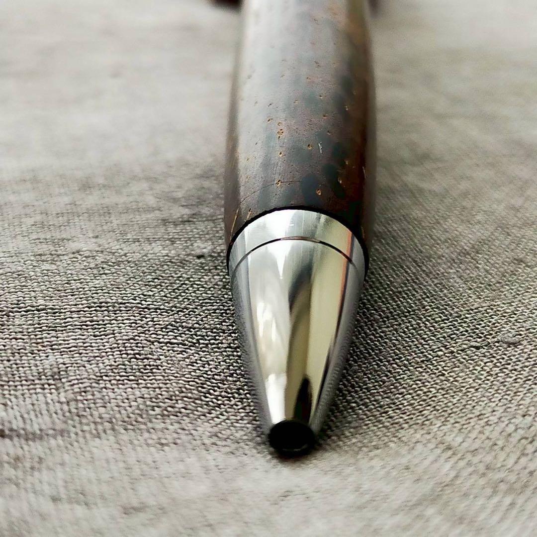 クジャクヤシ ハンドメイド 木軸ボールペン G2 天然木 シルバー