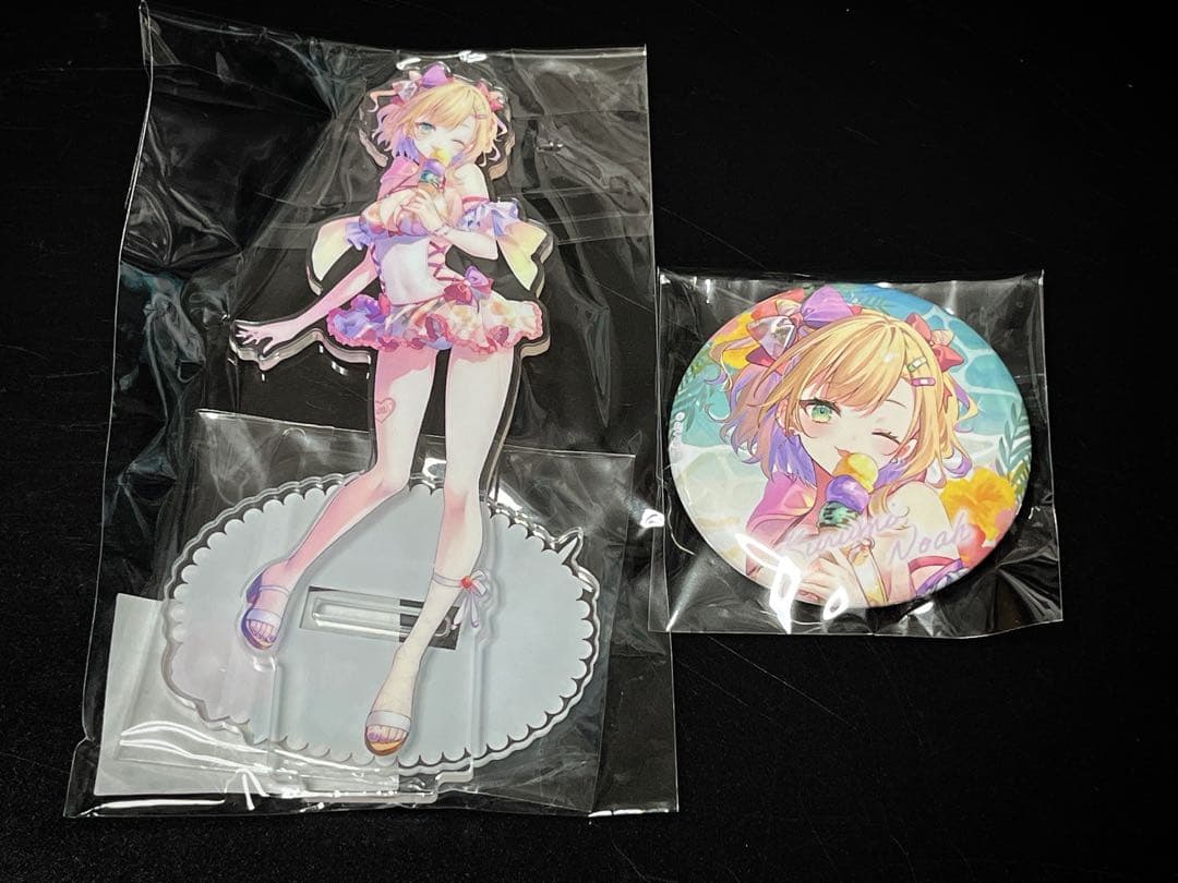 胡桃のあ ぶいすぽ サマービーチ 2024 缶バッジ アクリルスタンド