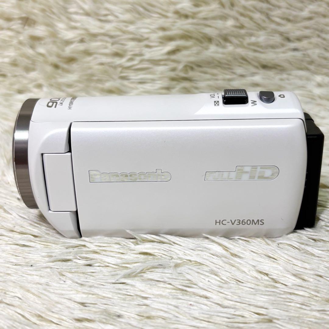 【未使用級】パナソニック ハンディカム HC-V360MS-W ビデオカメラ