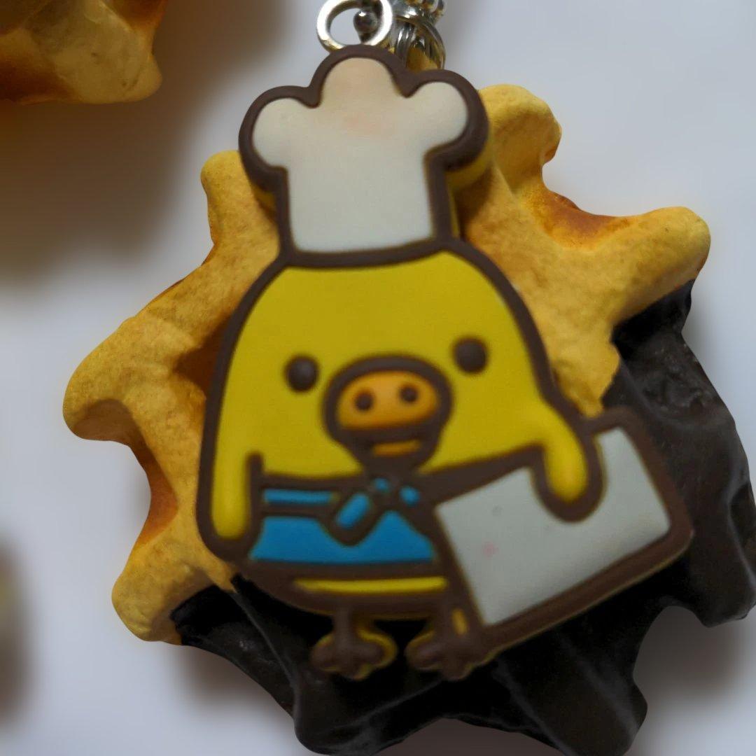 ラストセット　激レア　スクイーズ　ストラップ　Rilakkuma　ワッフル