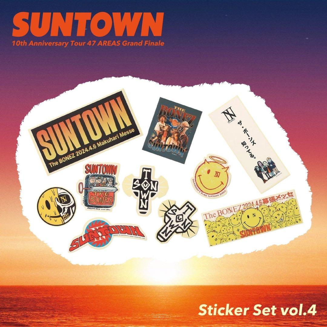 The BONEZ ステッカーセット 幕張SUN TOWNグッズ - メルカリ