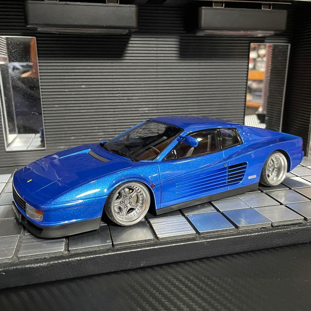 KKスケール 1/18 フェラーリ テスタロッサ モノスペッキオ（カスタム仕様）