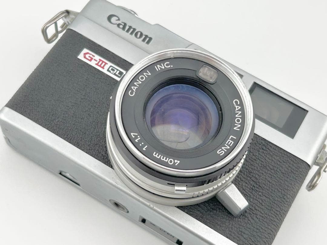 完動品】 Canon Canonet QL17 GIII 動作確認モルト貼替済