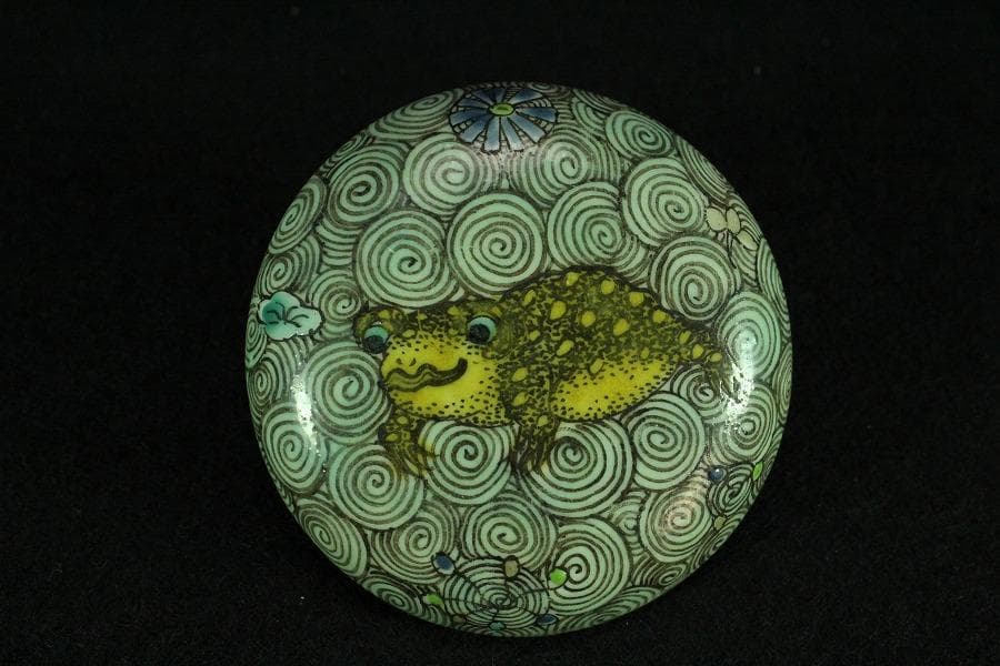 東洋古美術 | Gallery Adel（ギャラリーアーデル） 中国美術 色絵 渦蛙