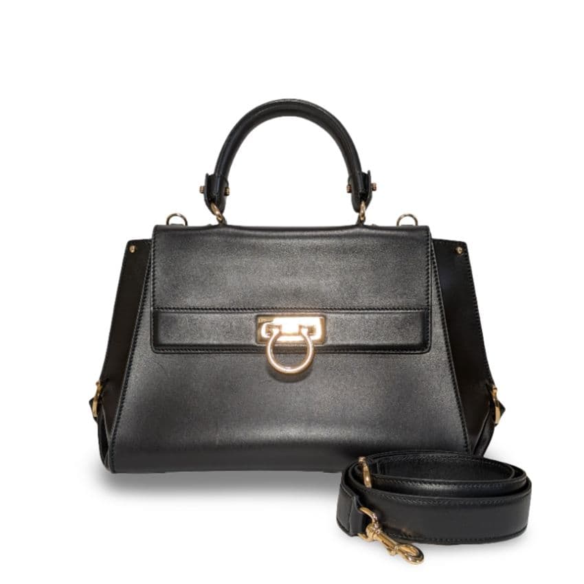 【極美品】Ferragamoフェラガモ ソフィア ハンドショルダーバッグ