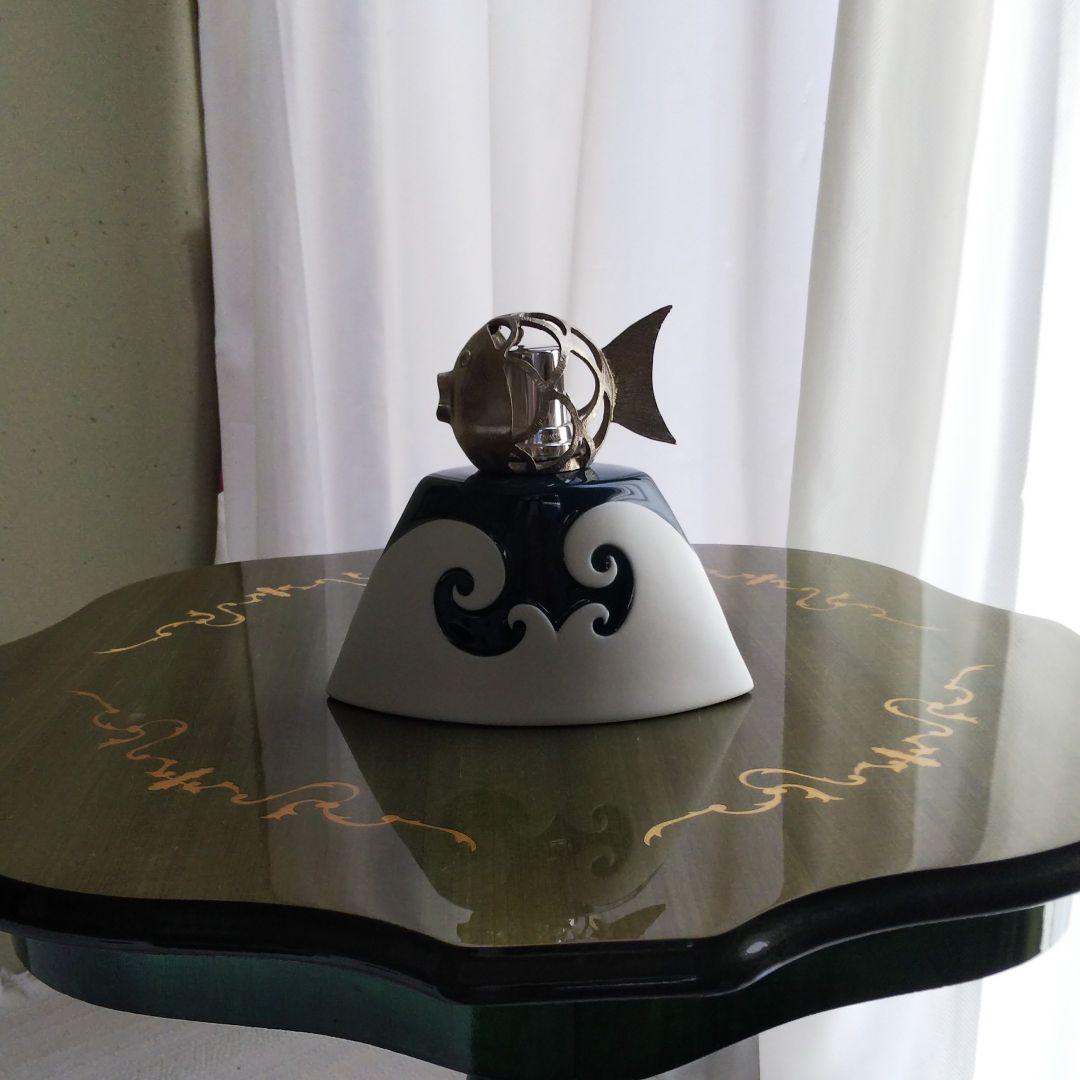 古い伊万里赤絵九谷焼香炉/江戸唐子狛犬薩摩十字角福小槌三足耳 幸せを