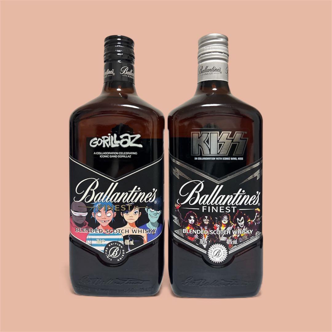 Ballantine's Finest KISS & Gorillaz 700m - メルカリ