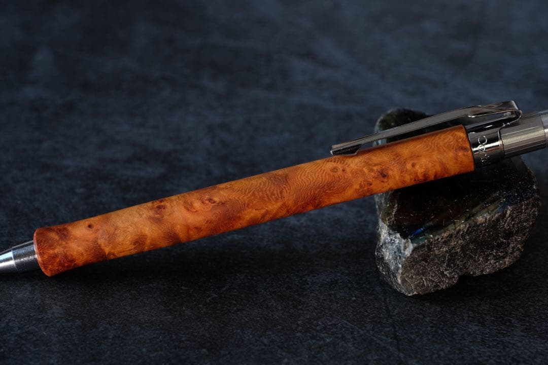 PG5木軸カスタム0098 高村杢工房 製図用シャープペンシル 花梨瘤