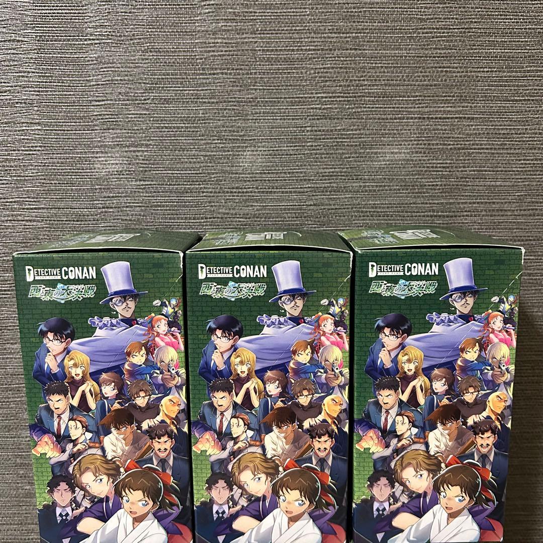 名探偵コナン カードゲーム 西と東の大決戦 テープ付き 未開封6box