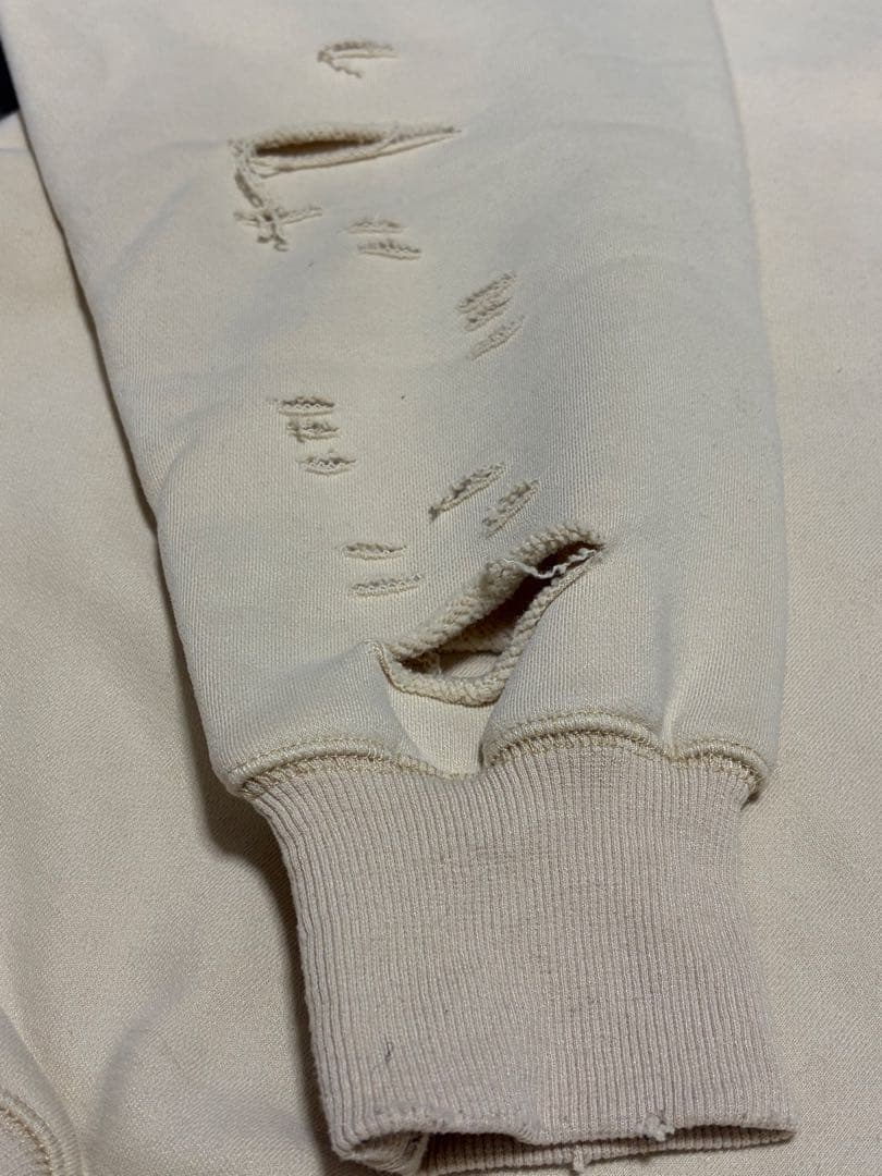 RULE THE FATE RTF ダメージ加工 スウェット ベージュ - メルカリ