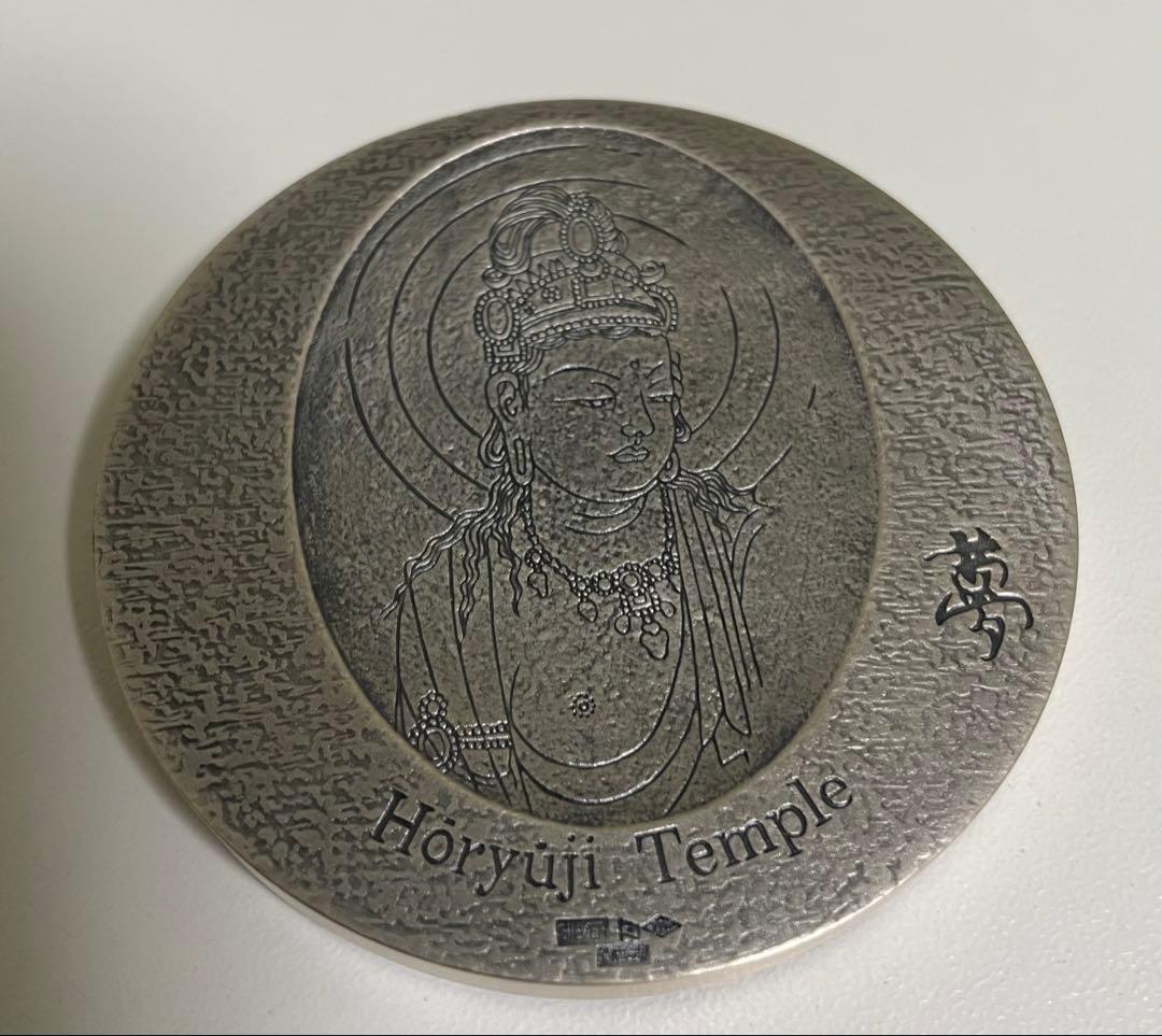 造幣局 国宝章碑 法隆寺 純銀160g - メルカリ 造幣局 国宝章碑 法隆寺