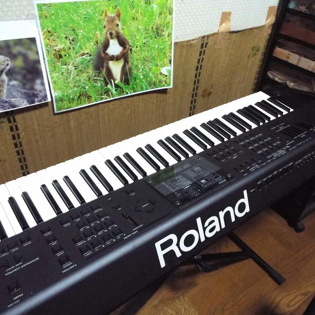 超美品_Roland_A90EX_鍵盤補強済_セミハードケース付
