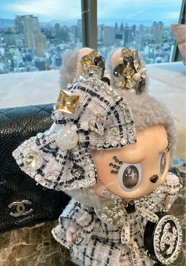 デコレーション ラブブ マカロン セサミ Macaron Sesame Bean