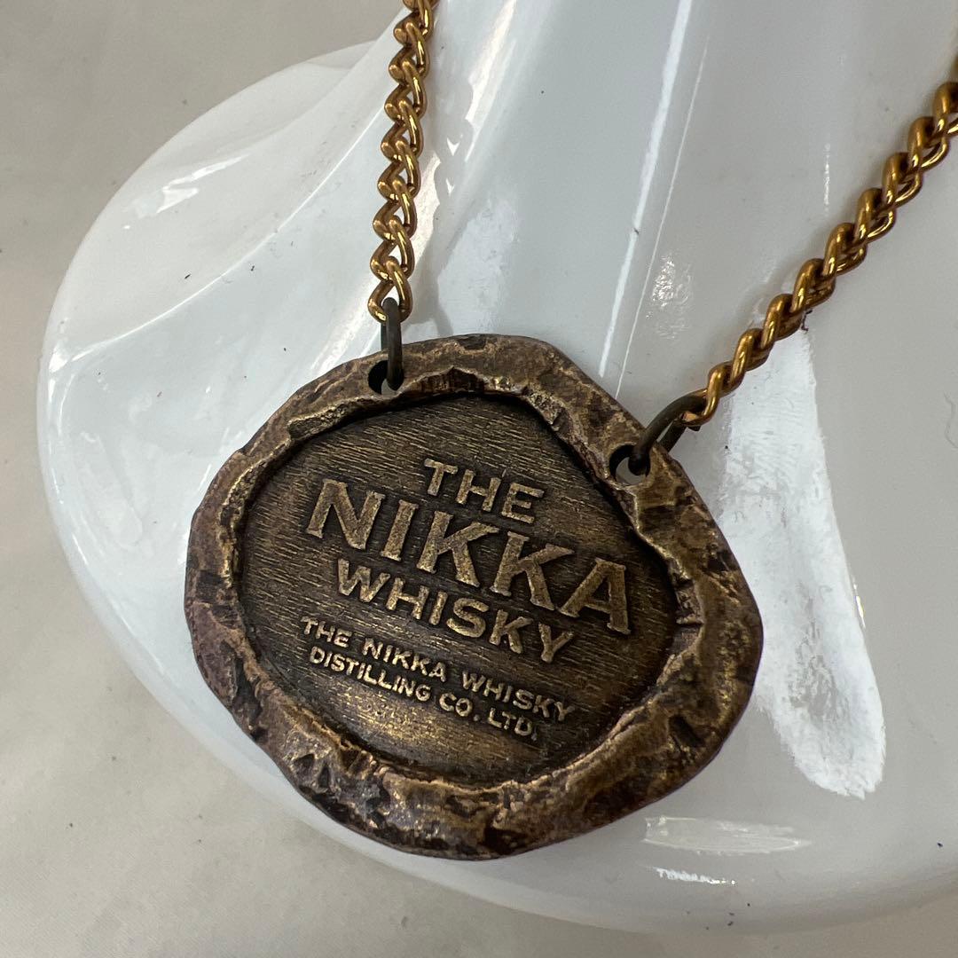NIKKA 鶴ウイスキー メダルネックレス付き NIKKA 鶴ウイスキー メダル