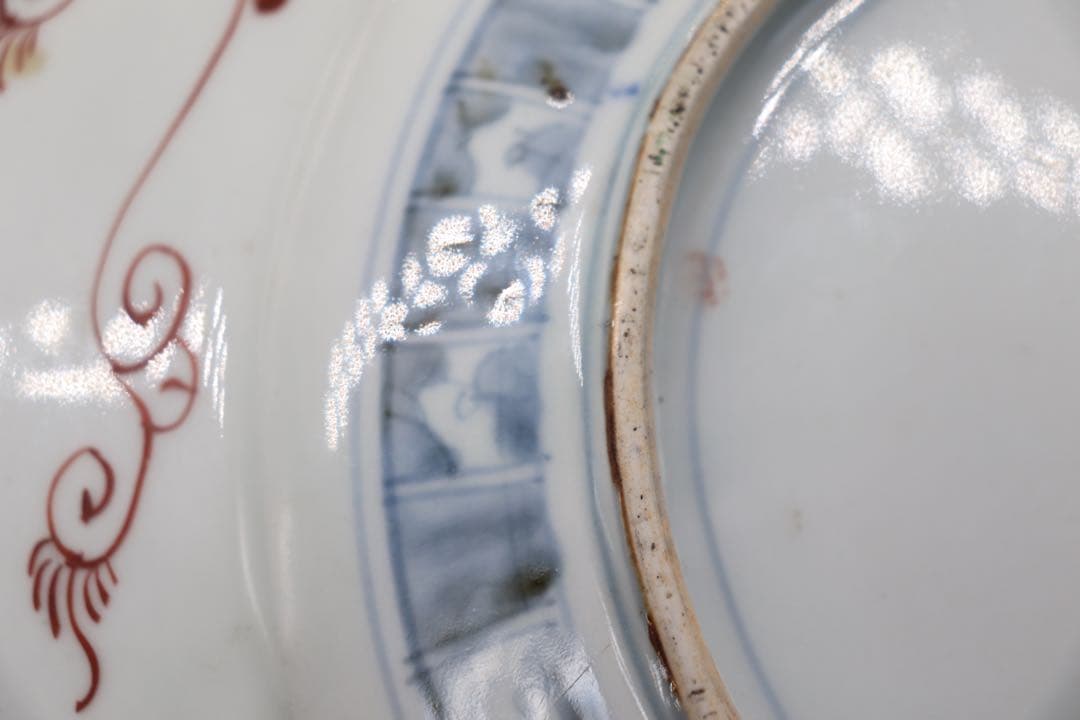 中国 康熙伊万里 鳳紋大皿 木箱入 送料込み1229