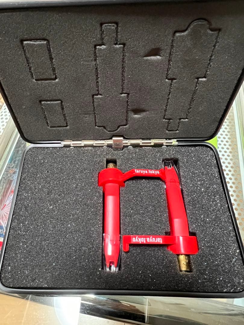 Taruya 樽屋 赤針・カートリッジ 2本セット ケース付き 樽屋 01-M 赤針2