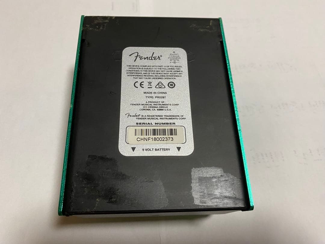 Fender MARINE LAYER REVERB ギターエフェクター