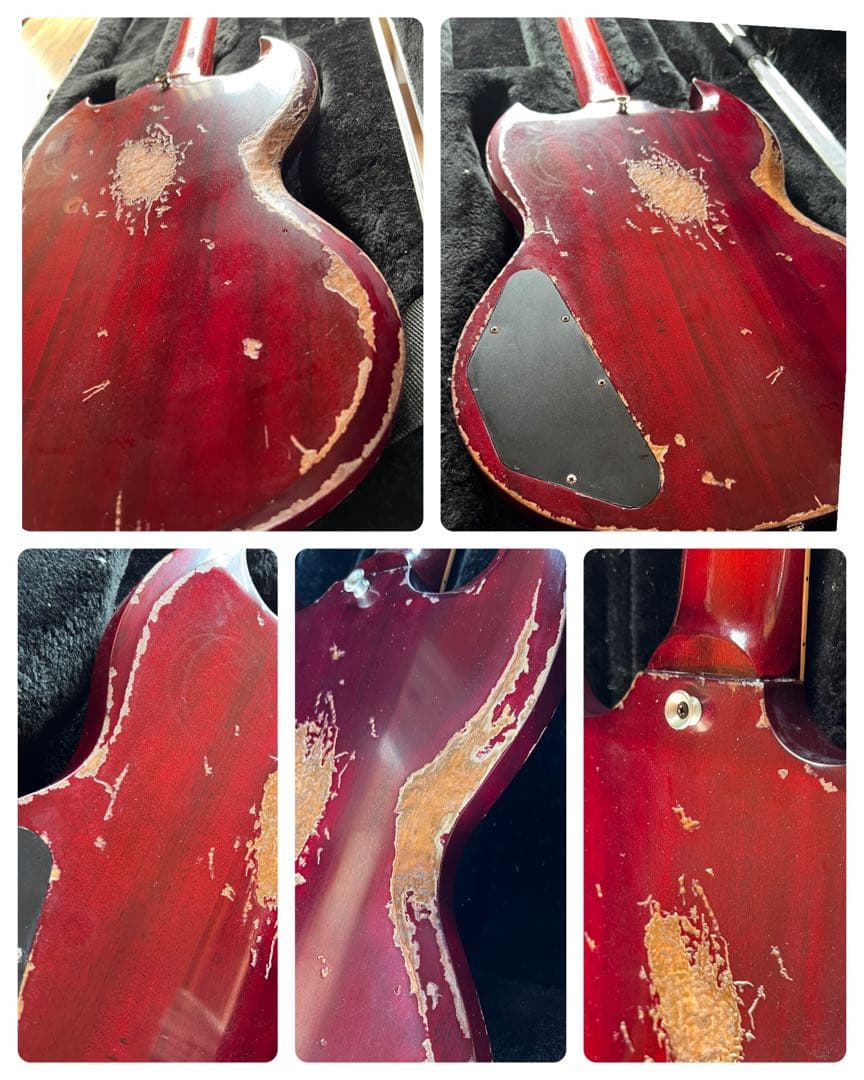 Hard Aged ‘65 SG replica Vibrola-unit