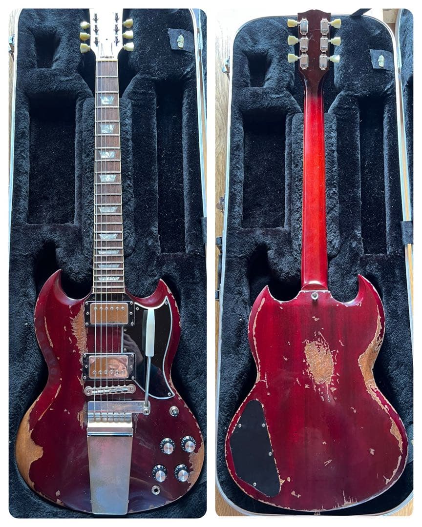 Hard Aged ‘65 SG replica Vibrola-unit