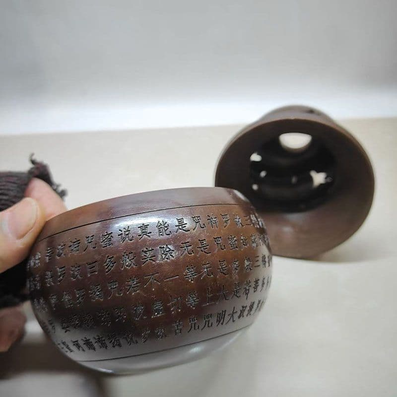 銅製 香炉 透かし彫り心経瓢簞香炉 室内 茶台 書房 薫香炉 装飾