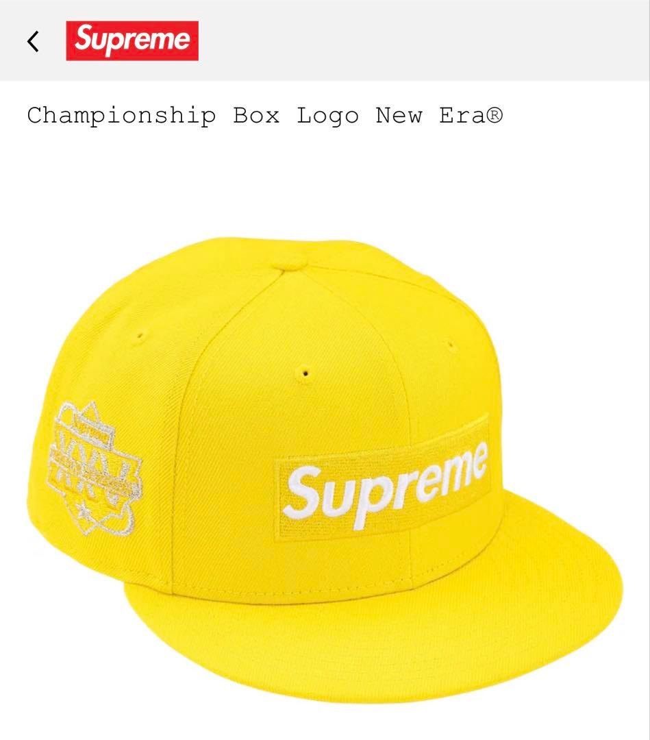 新品未使用】Supreme 59FIFTY キャップ 7 3/8 イエローの通販はau PAY