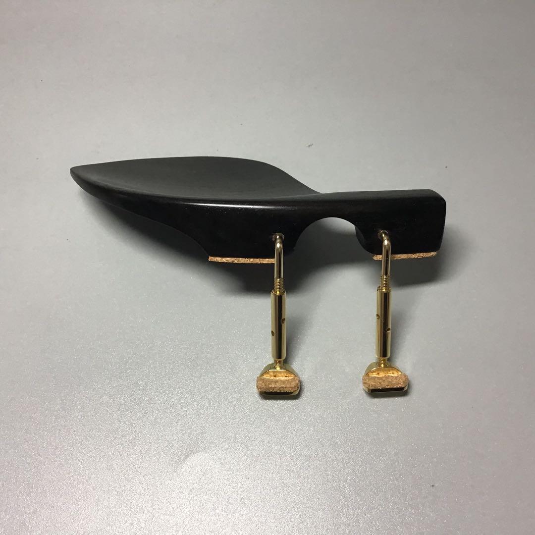 バイオリン　アクセサリー顎当て青島黒檀　クローソン　セミヒル