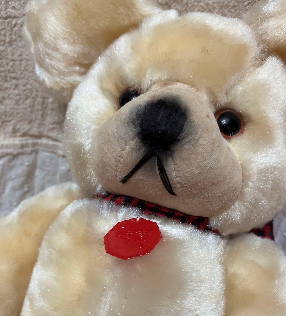 箱付き　当時物　昭和レトロ　ぬいぐるみ　くま　人形　テディベア　レトロ