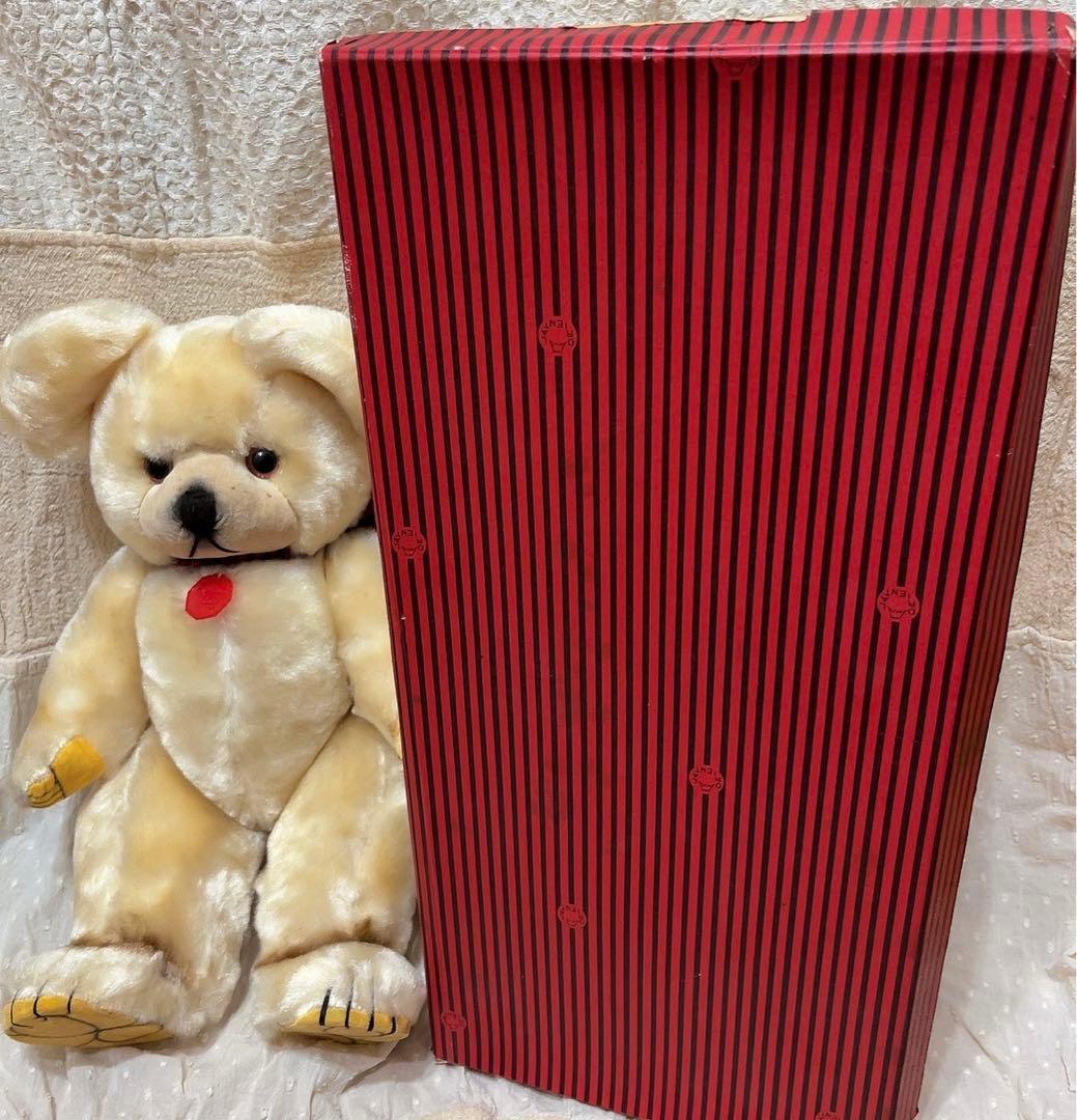 箱付き 当時物 昭和レトロ ぬいぐるみ くま 人形 テディベア レトロ