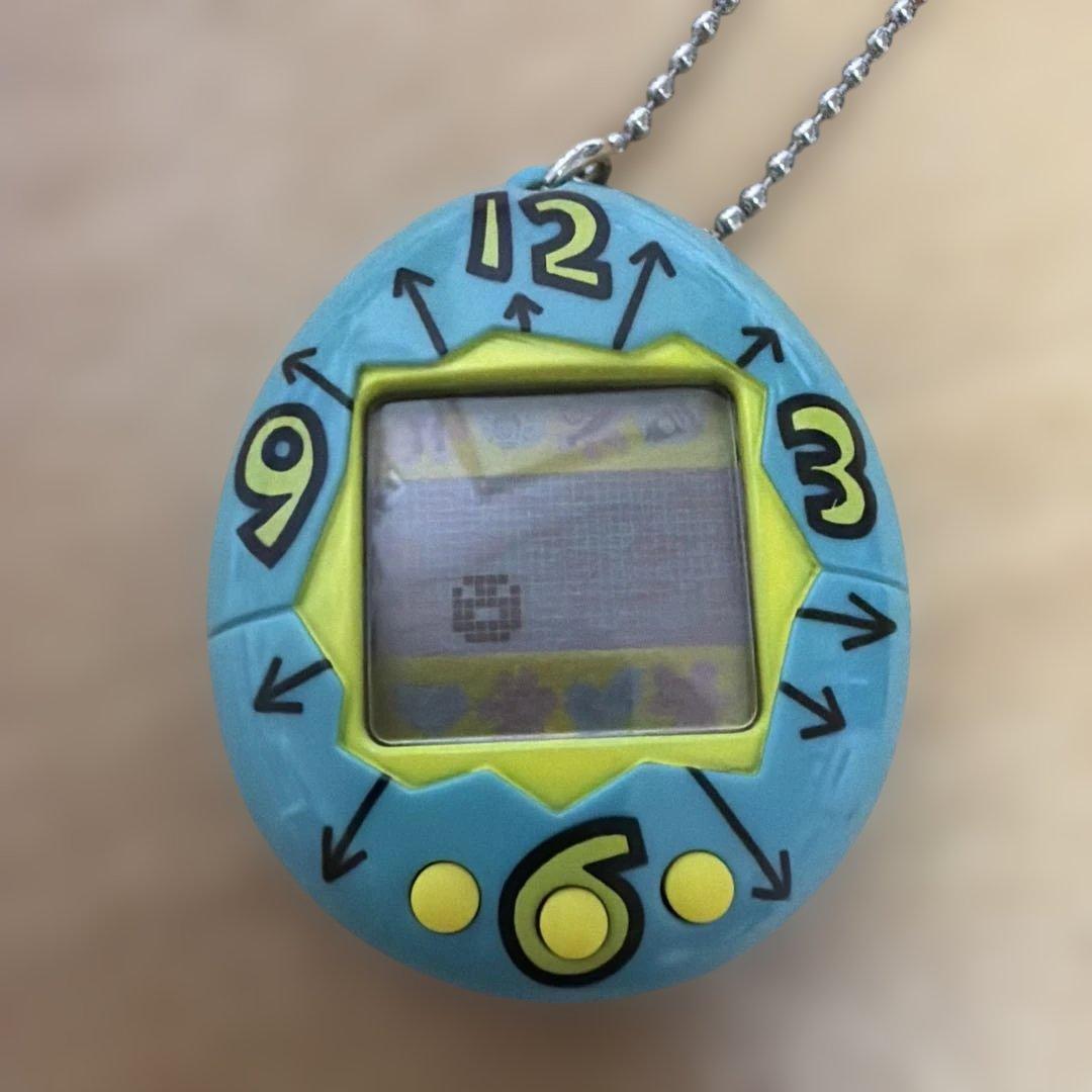 完動品!! たまごっち 日本語 初代 時計 ブルー 青 レア 希少