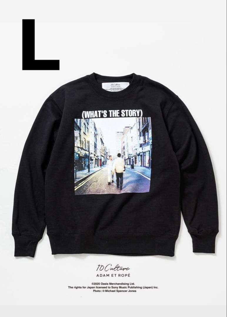 ADAM ET ROPE Oasis スウェット 黒 L