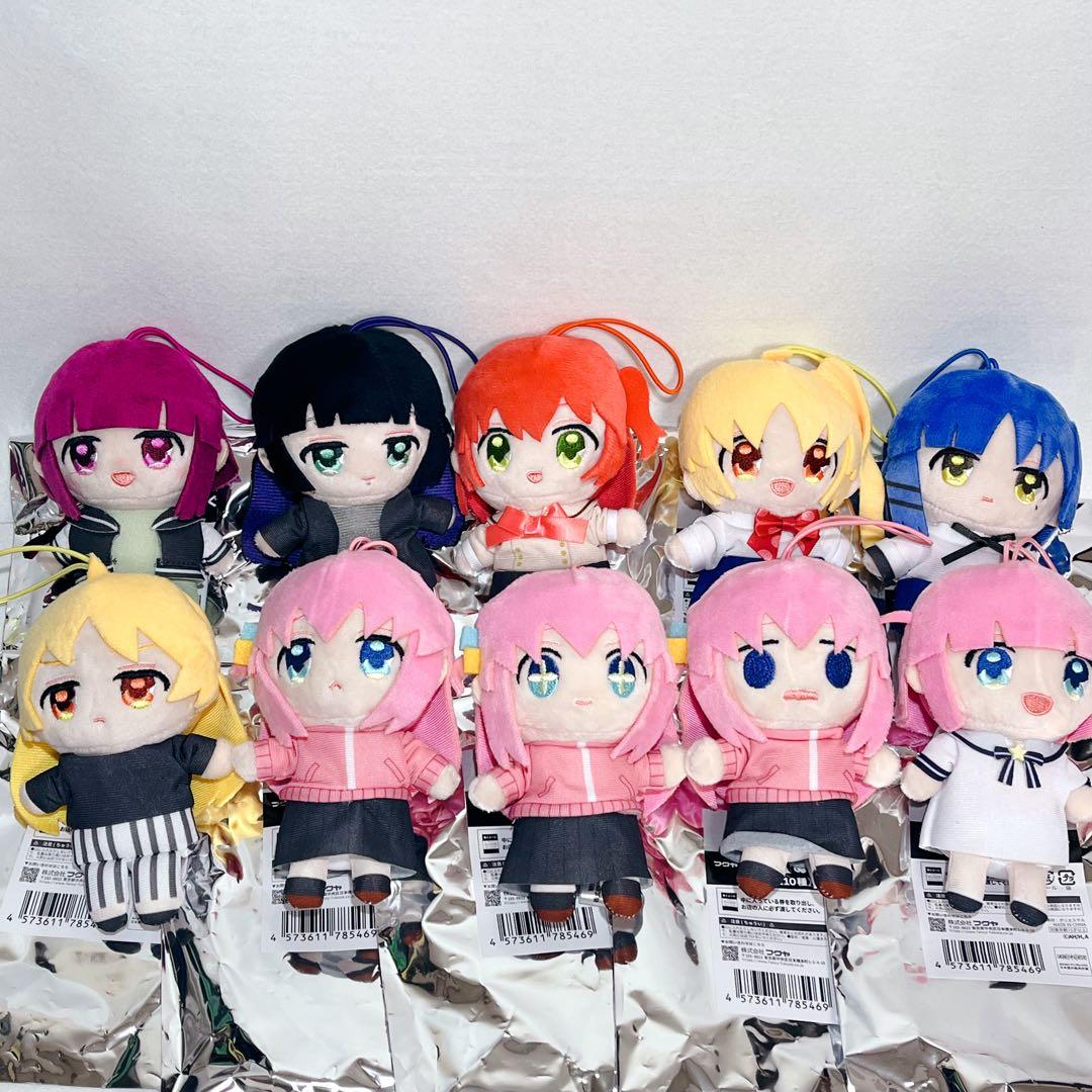 ぼっちざろっく ぼざろ キャラ福ぬいぐるみ 10種類 コンプリートセット