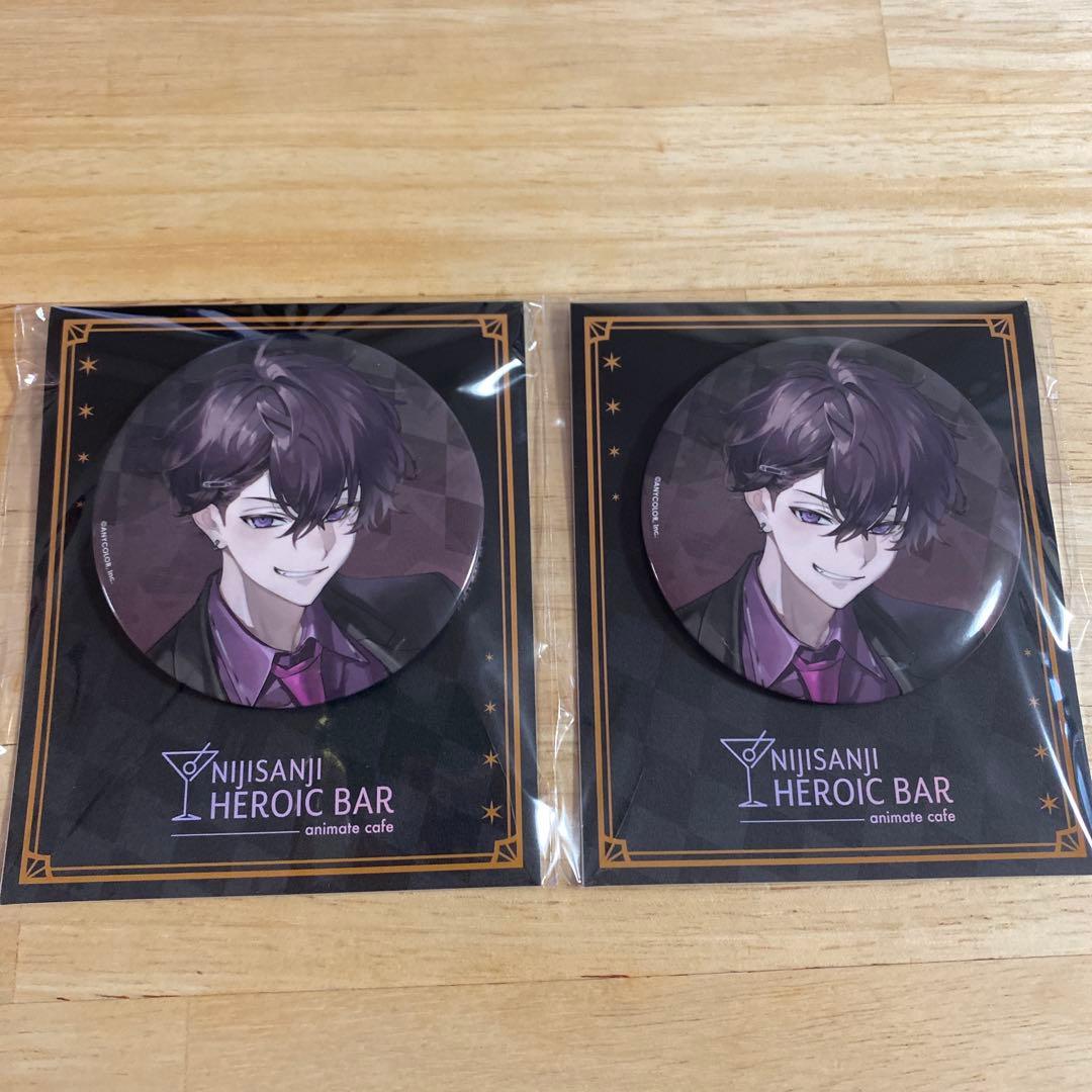 にじさんじ アニメイトカフェ 缶バッジ 佐伯イッテツ 2点 - メルカリ