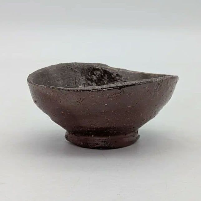 隠崎隆一 備前焼 酒呑 共箱 ぐい呑 酒器 酒盃 酒杯 食器 お猪口