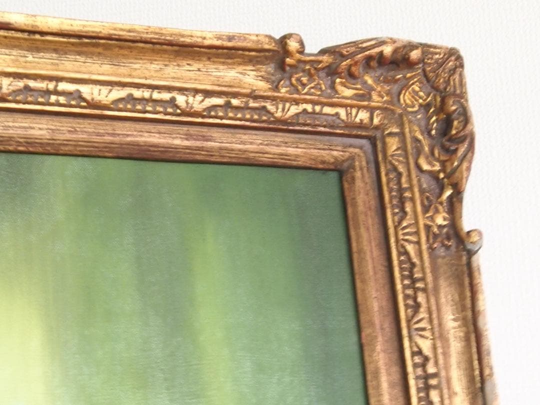 【良品】油彩画/油絵/絵画「裸婦」外国人女性 40号 OIL PAINTING