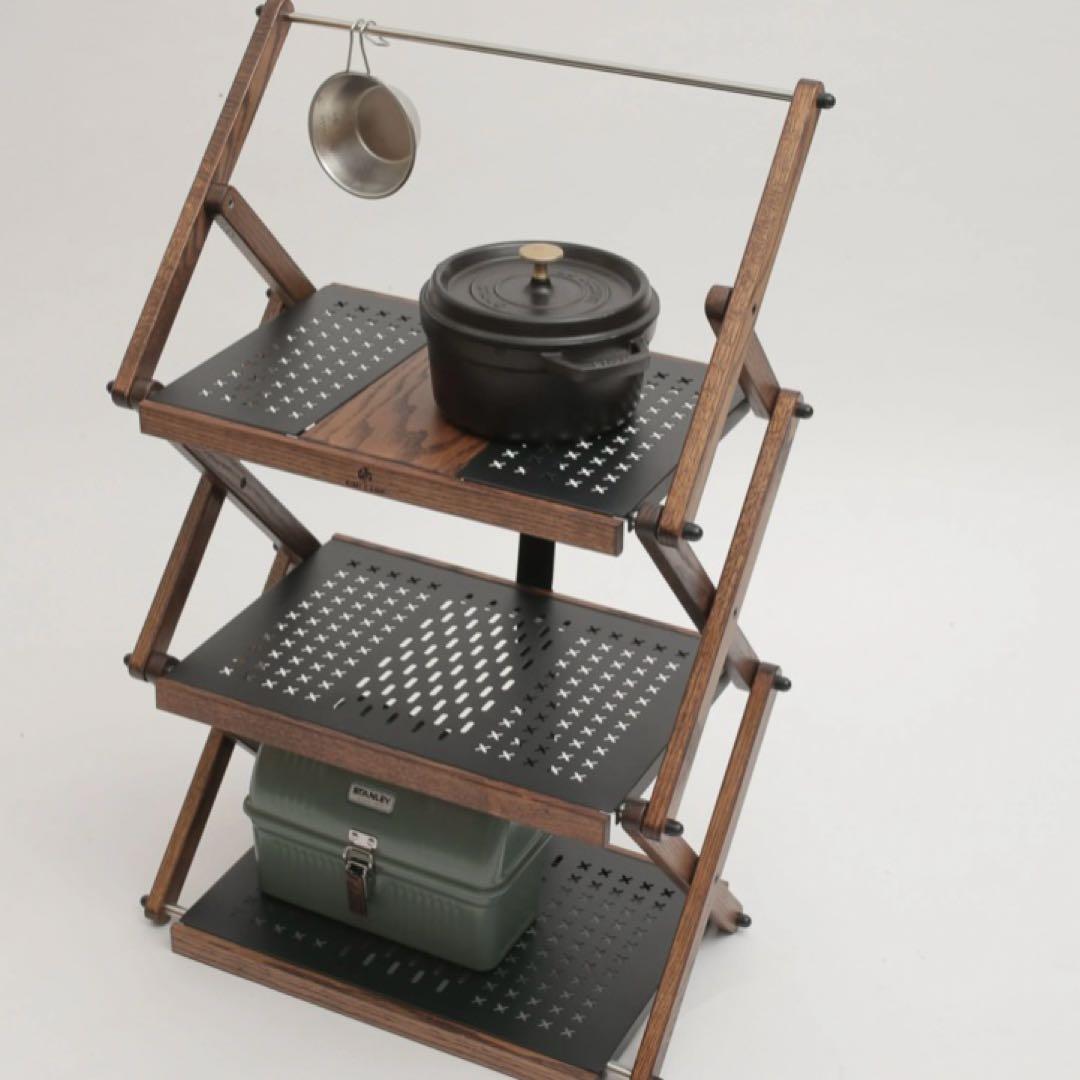 KIMI CAMP キミキャンプ 3段ラック - メルカリ