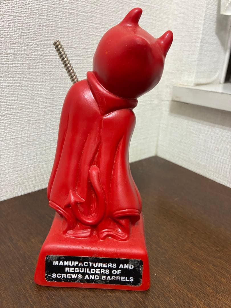 ビンテージ　デビル　悪魔　レッドデビル　アドバタイジング　インダストリアル