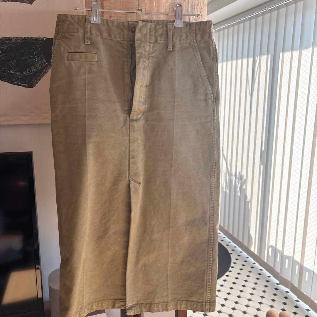 新作●AURALEE オーラリー 25AWチノスカート