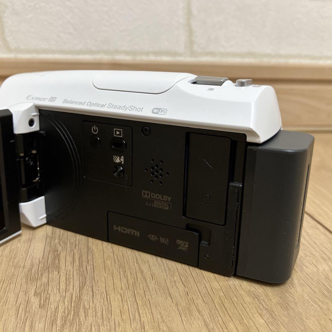 SONY HDR-CX670 ハンディカム　ビデオカメラ　ホワイト