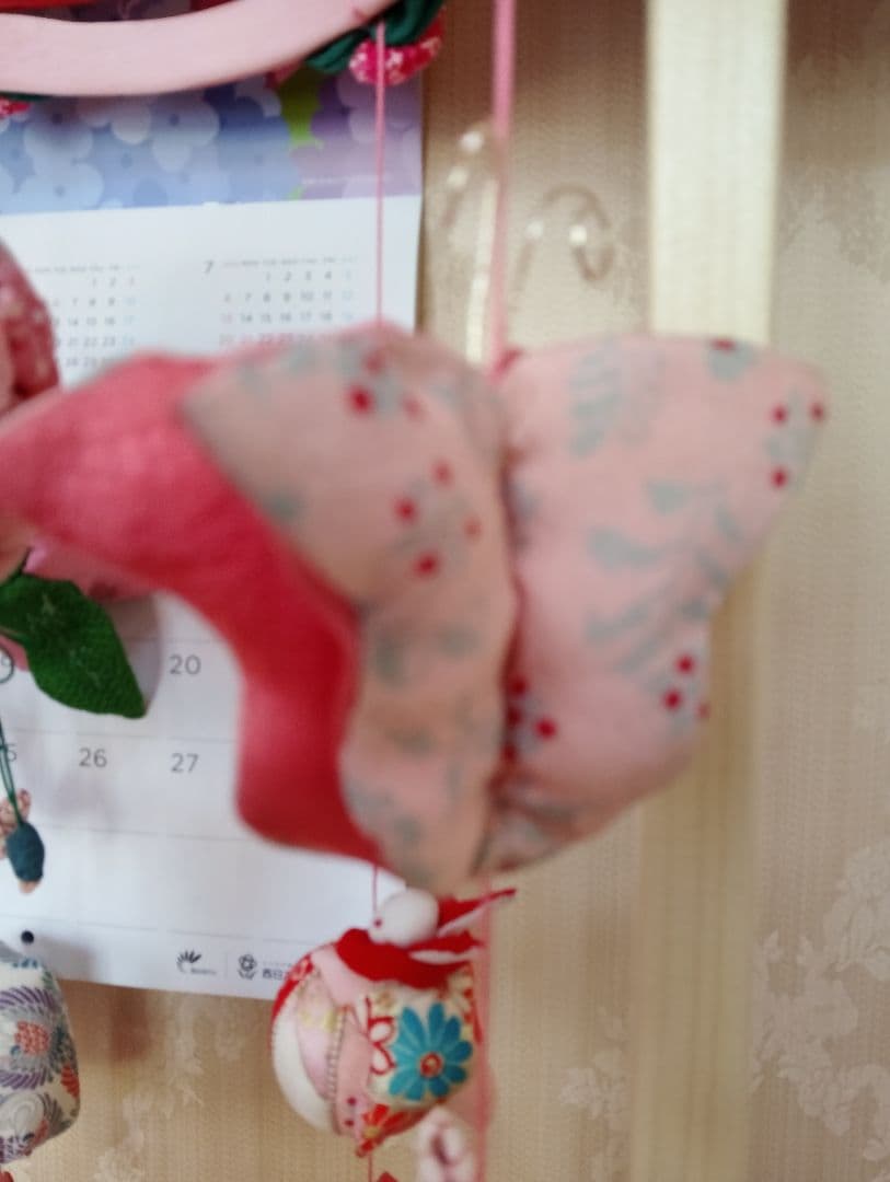 豪華　吊るし飾り　吊るし雛　下げもん7本 ちりめん細工　ハンドメイド　ひな祭り