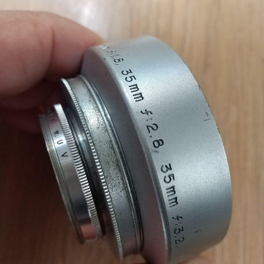 CANON-L 35mm F2.8 オールクロームタイプ CANON-L 50mmF1.8オール